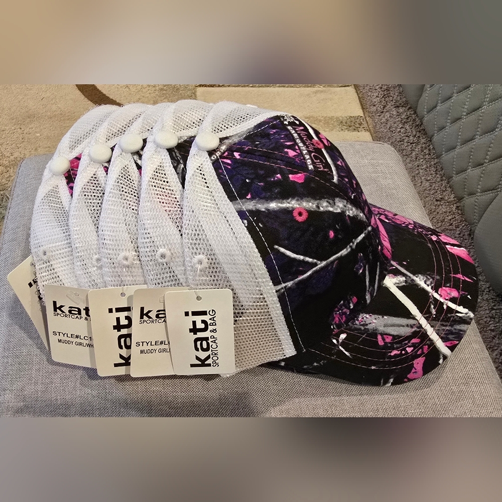 Muddy Girl Pink and Black Hat New Price Is For 1 Hat